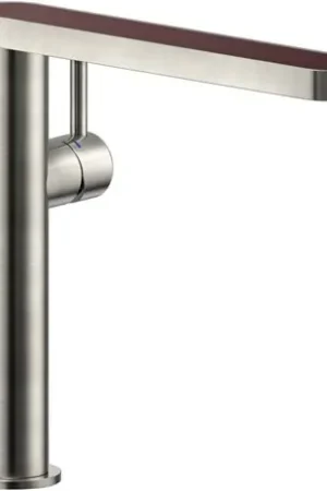 Haute Qualité Mitigeur cuisine Match MH109113RJIX Inox brossé et rouge Jaipur