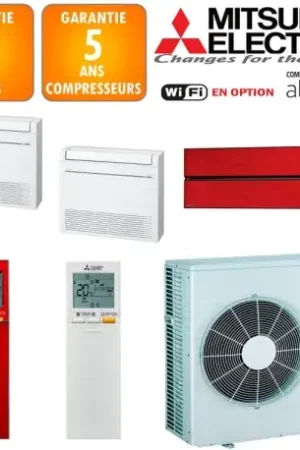 Achat Immédiat Mitsubishi Tri-split MXZ-4F72VF + MSZ-LN18VGR + MFZ-KT25VG + MFZ-KT35VG