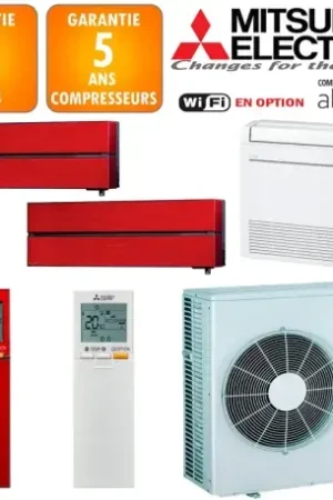 Achat Immédiat Mitsubishi Tri-split MXZ-4F83VF + MSZ-LN18VGR + MFZ-KT25VG + MSZ-LN35VGR