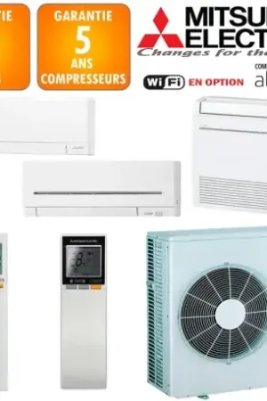 Acheter Direct Mitsubishi Tri-split MXZ-5F102VF + MSZ-AY15VGK + MFZ-KT25VG + MSZ-AP71VGK