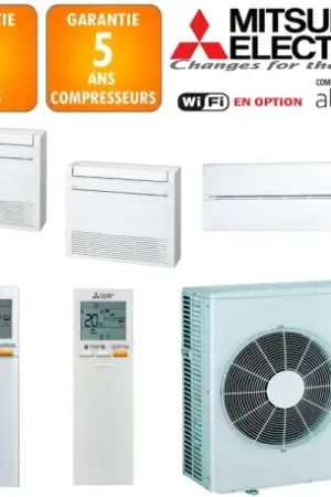 Vente Directe Mitsubishi Tri-split MXZ-5F102VF + MSZ-LN18VGV + MFZ-KT25VG + MFZ-KT50VG