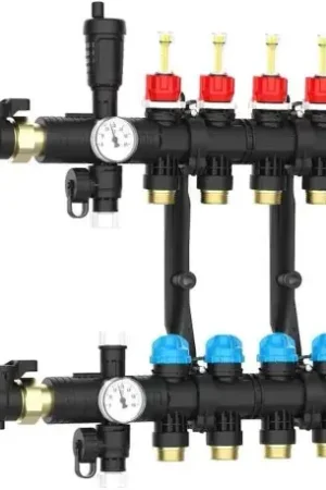 Collecteur pré-monté NIS+ 8 circuits avec débitmètres et purgeur automatique Promotion