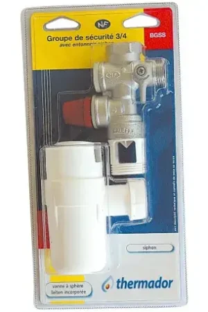 Dernière Chance Grpe de Sécurité + SiphonPmax 10kW sous Blister