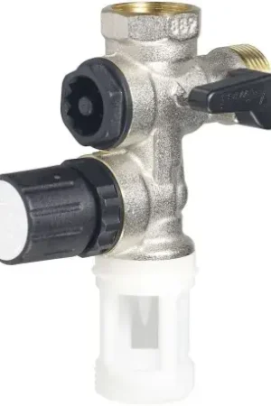 Expédition Rapide 889 INOX Groupe de sécurité, modèle droit, siège inox 3/4'