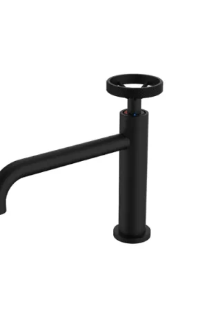 Mitigeur lavabo noir bec long style industriel - HANUM Meilleur Choix