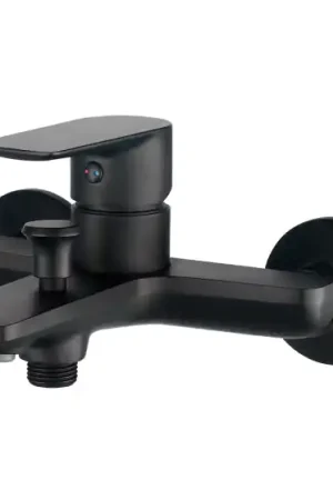 Mitigeur bain-douche noir intégral - JEZIORO Prix Promo