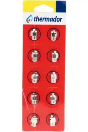Haute Qualité Purgeur de radiateur manuel à carré de 5 mm - blister de 10