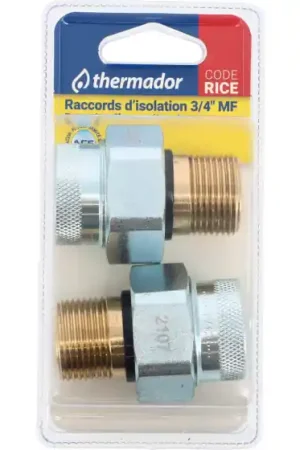 Blister de 2 raccords d'isolation électrique Prix Choc
