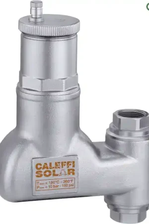 DISCAL - Dégazeur laiton chromé pour conduites verticales - gamme solaire Nouveauté