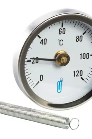 Offre Du Jour Thermomètre applique à ressort pour tubes jusqu'à 1''