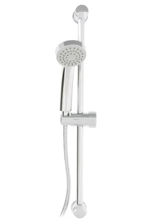 Barre de douche chromée avec douchette 1 jet et flexible - UDEN Marque