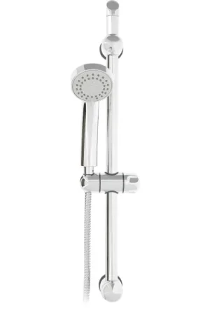 Barre de douche à fixation réglable avec douchette 1 jet et flexible - UDEN Petit Prix