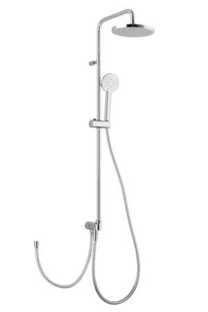 Super Prix Barre chromée pomme de douche et douchette 1 jet adaptable sur mitigeur - UDEN