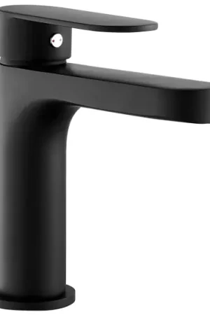 Mitigeur lavabo medium noir intégral - WOSSA Bon Marché