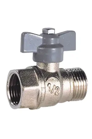 Promotion 675 - Vanne à sphère à portée plate pour dérivation 1/2'' MF