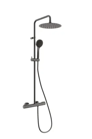 Système de douche thermostatique noire - PACT Pas Cher