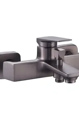 Mitigeur bain-douche graphite mat design cubique tendance - AMANZI Offre Exclusive