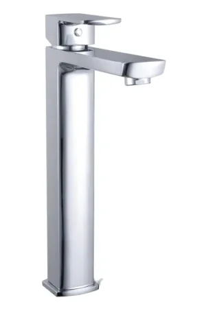 Mitigeur lavabo haut chromé design cubique - DOUR Marque