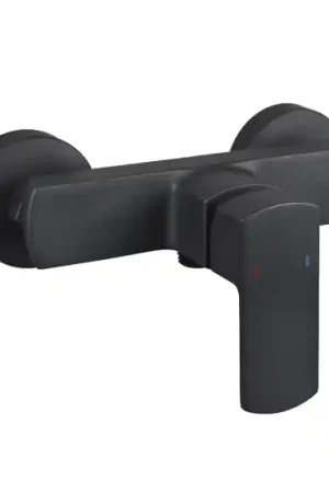 Mitigeur douche noir design cubique - DOUR Dernière Chance