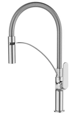 Mitigeur évier chromé bec flexible déclipsable hauteur 482 mm - TUBIG Soldes