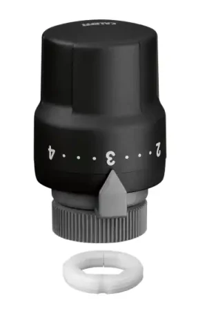 Tête thermostatique noire pour sèche-serviettes Vente Flash