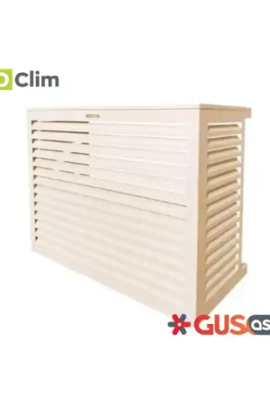 Cache climatiseur Alu Blanc crème Bon Marché