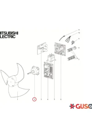 Seulement Aujourd'hui Moteur ventilateur T2W3K5301