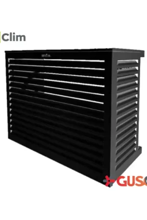 Cache climatiseur Alu Noir Foncé Retour Gratuit
