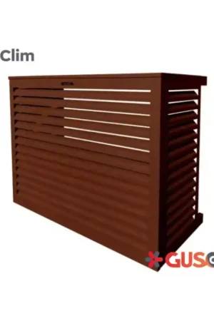 Cache climatiseur Alu Brun Rouge Usine Directe