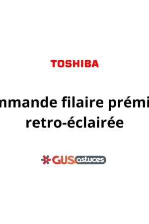 Commande filaire premium retro-éclairée RBC-AMSU52-E Réduction