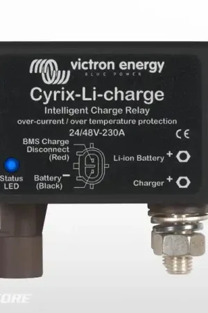 Relais de charge intelligent Li-ion Cyrix-Li-charge 230A Victron (24 / 48V) Acheter En Ligne