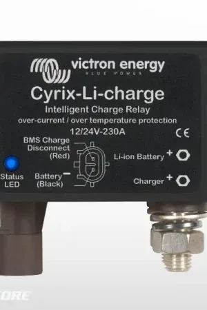 Relais de charge intelligent Li-ion Cyrix-Li-charge 120A Victron (12 / 24V) Quantité Limitée