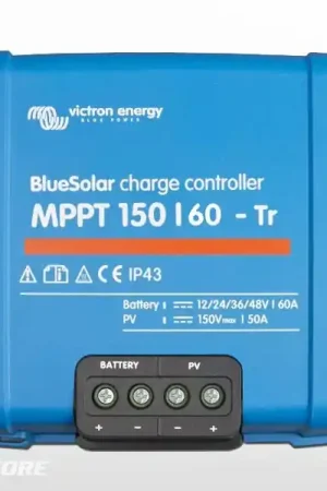 Régulateur MPPT BlueSolar 150/60-Tr (150V) Victron (12 à 48V - 60A) Offre Limitée