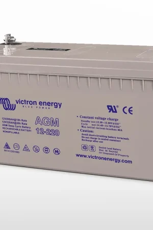 Batterie AGM à décharge lente Victron 12V / 220Ah (2.64kWh) Produit De Marque