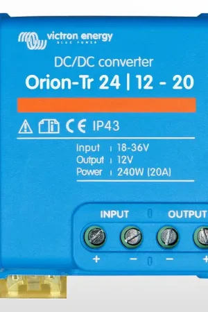 Dernier Modèle Convertisseur CC non-isolé Orion-Tr 24/12-20 (240W) Victron (24V / 12V - 20A)