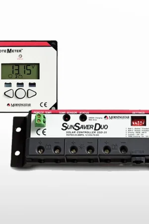 Certifié Régulateur MORNINGSTAR SunSaver DUO + LCD SSD-25 (12V)