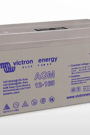 Batterie AGM à décharge lente Victron 12V / 165Ah (1.98kWh) Bon Marché