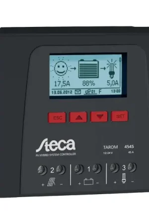 Régulateur solaire STECA Tarom 4545-48 - LCD (45A - 48V) Populaire