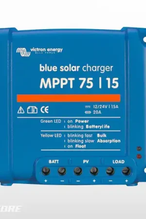 Régulateur MPPT BlueSolar 75/15 (75V) Victron (12 / 24V - 15A) Bon Plan