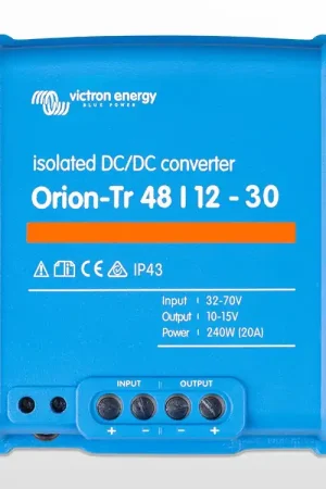 Pas Cher Convertisseur CC isolé Orion-Tr 48/12-30 (360W) Victron (48V / 12V - 30A)