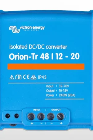 Convertisseur CC isolé Orion-Tr 48/12-20 (240W) Victron (48V / 12V - 20A) Offre Spéciale
