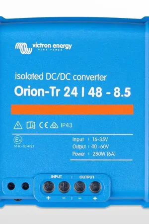 Commander Vite Convertisseur CC isolé Orion-Tr 24/48-8,5 (400W) Victron (24V / 48V - 8.5A)