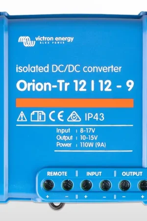 Convertisseur CC isolé Orion-Tr 12/12-9 (110W) Victron (12V / 12V - 9A) Retour Gratuit