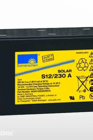Batterie solaire gel SONNENSCHEIN S12/ 230A (12V - 230Ah) Bon Marché