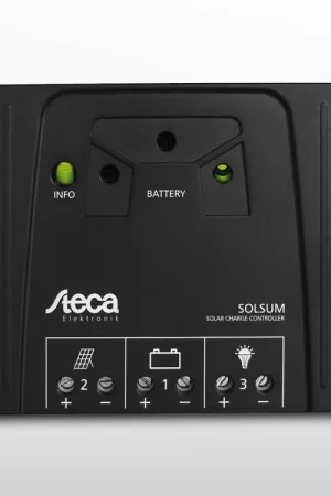 Régulateur solaire STECA Solsum 0606 (6A - 12 / 24V) Réduction