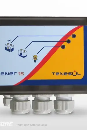 Régulateur solaire TENESOL ENER15 (15A - 48V) Pas Cher