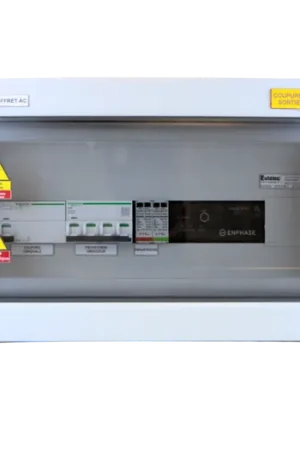 Authentique Coffret de protection AC 9kW - 20A - avec parafoudre et Q-Relay - triphasé